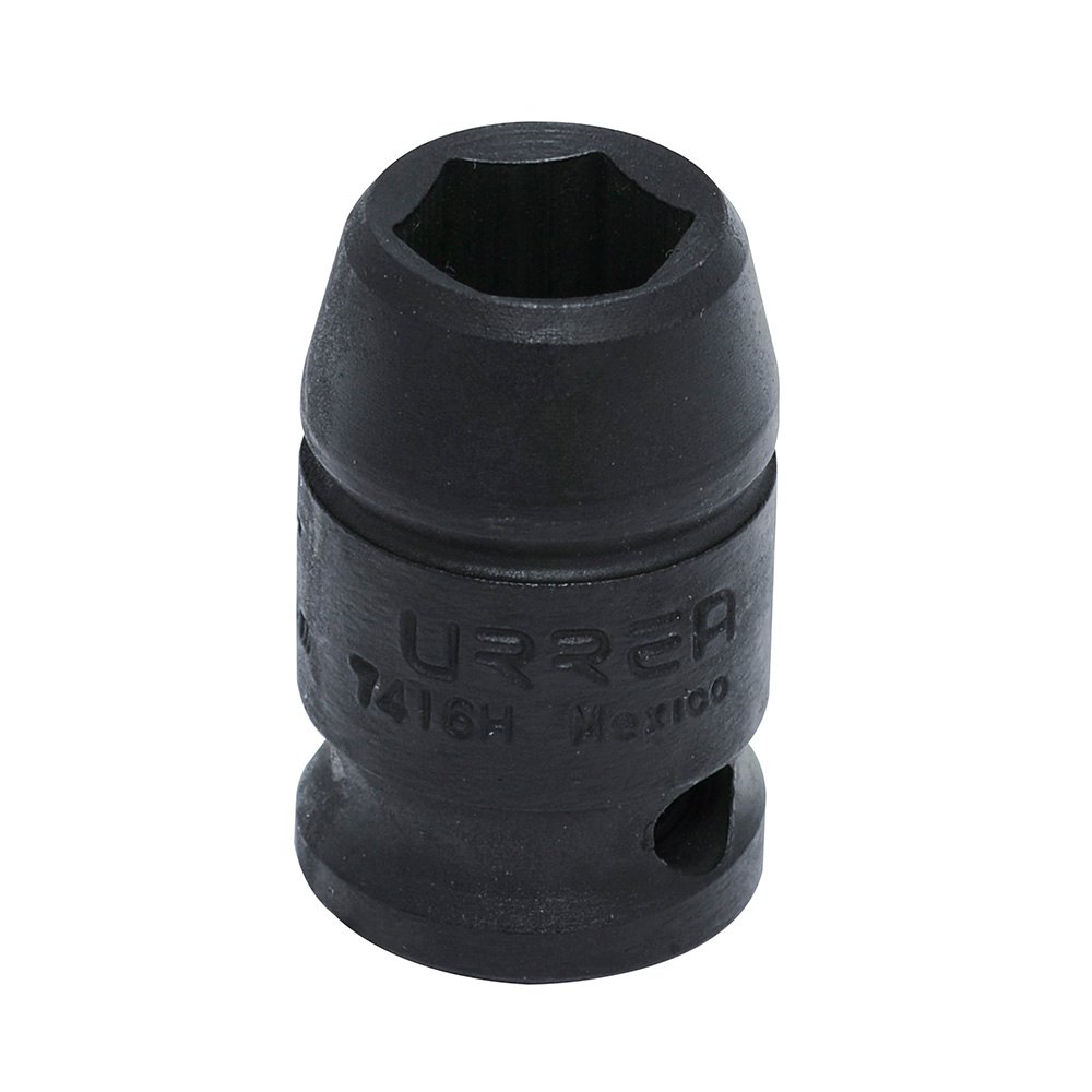 Dado de impacto cuadro de 1/2", 6 puntas, en pulgadas, 1/2" Urrea