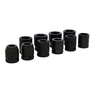 Juego de dados de impacto cuadro de 3/4", 6 puntas, en pulgadas, 10 piezas Urrea