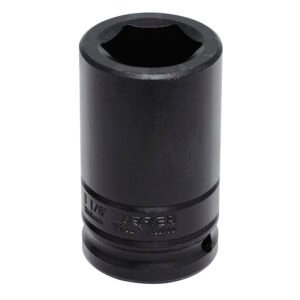 Dado de impacto largo cuadro de 3/4", 6 puntas, en pulgadas, 1-1/8" Urrea