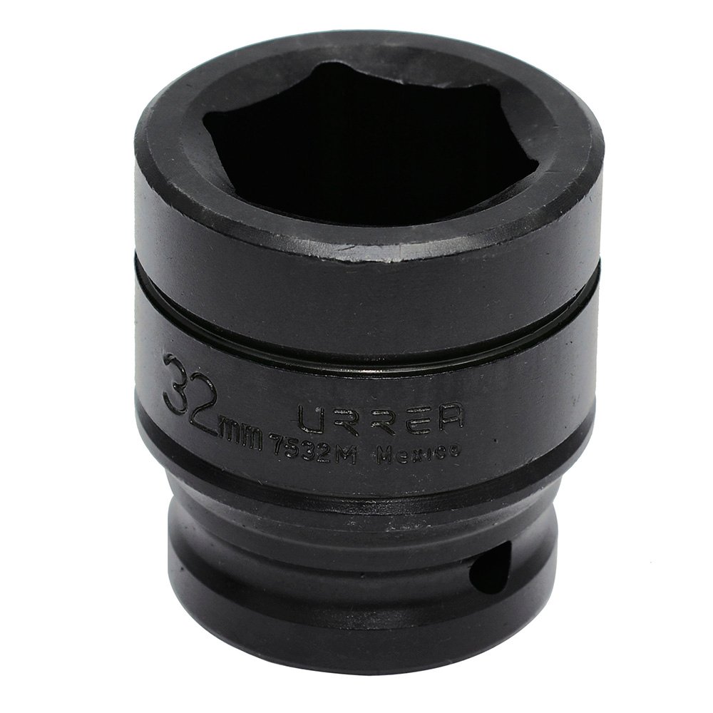 Dado de impacto cuadro de 3/4", 6 puntas, métrico, 32 mm Urrea