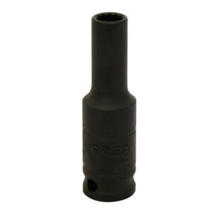6 Pza Dado de impacto largo cuadro de 3/8", 12 puntas, en pulgadas, 3/8" Urrea