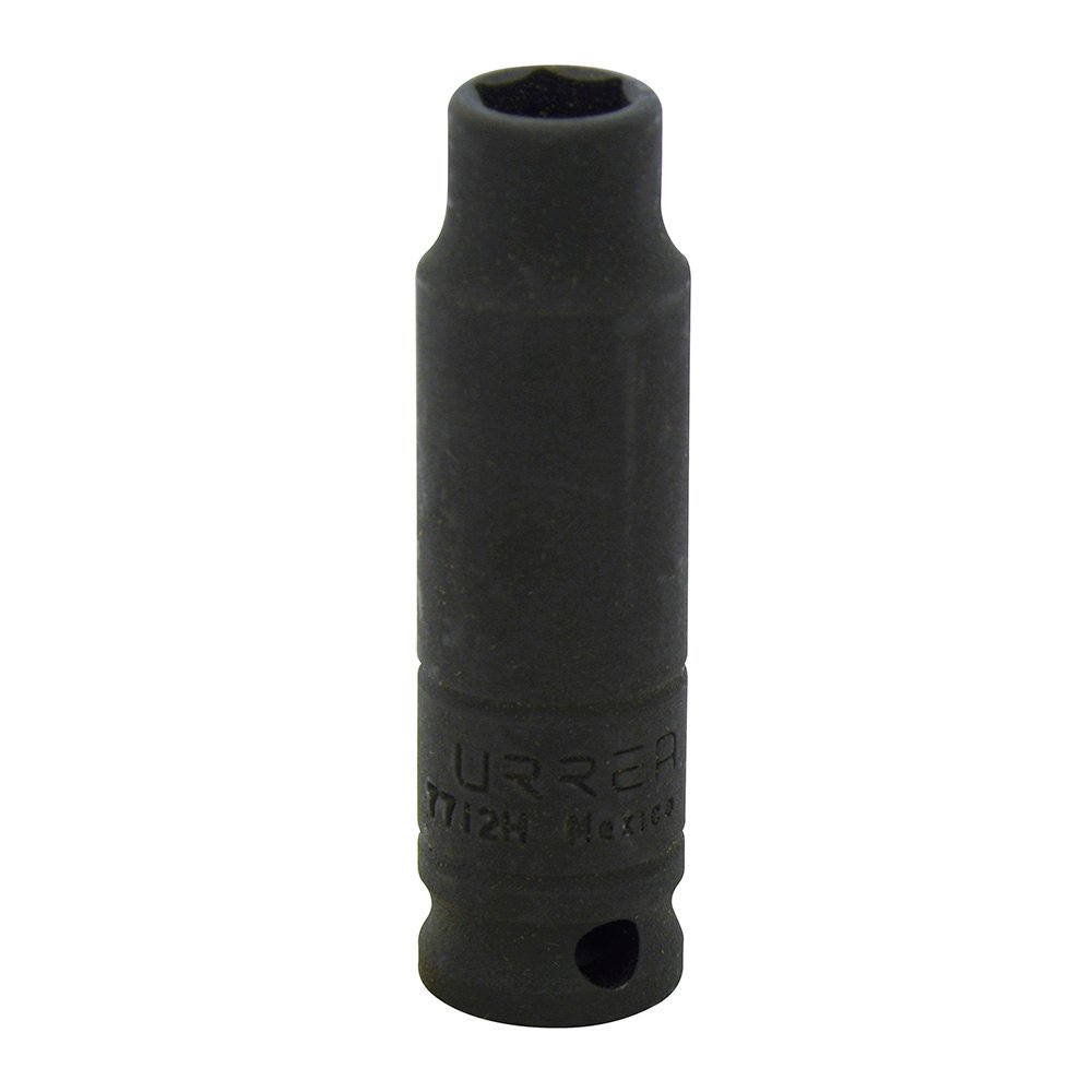 6 Pza Dado de impacto largo cuadro de 3/8", 6 puntas, en pulgadas, 3/8" Urrea