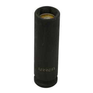 Dado de impacto largo con imán cuadro de 3/8", 6 puntas, en pulgadas, 1/2" Urrea