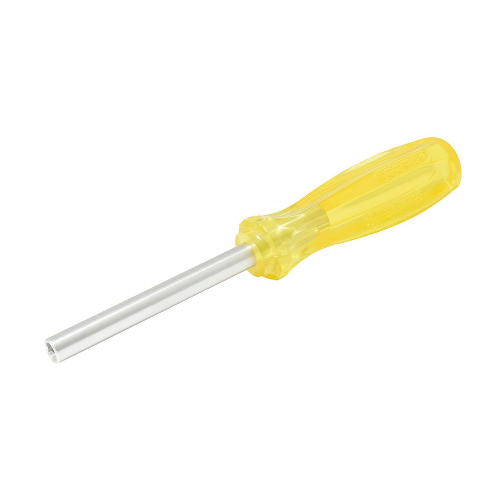6 Pza Destornillador con mango ámbar, mágnetico para puntas hexágono intercambiables de 1/4" Urrea