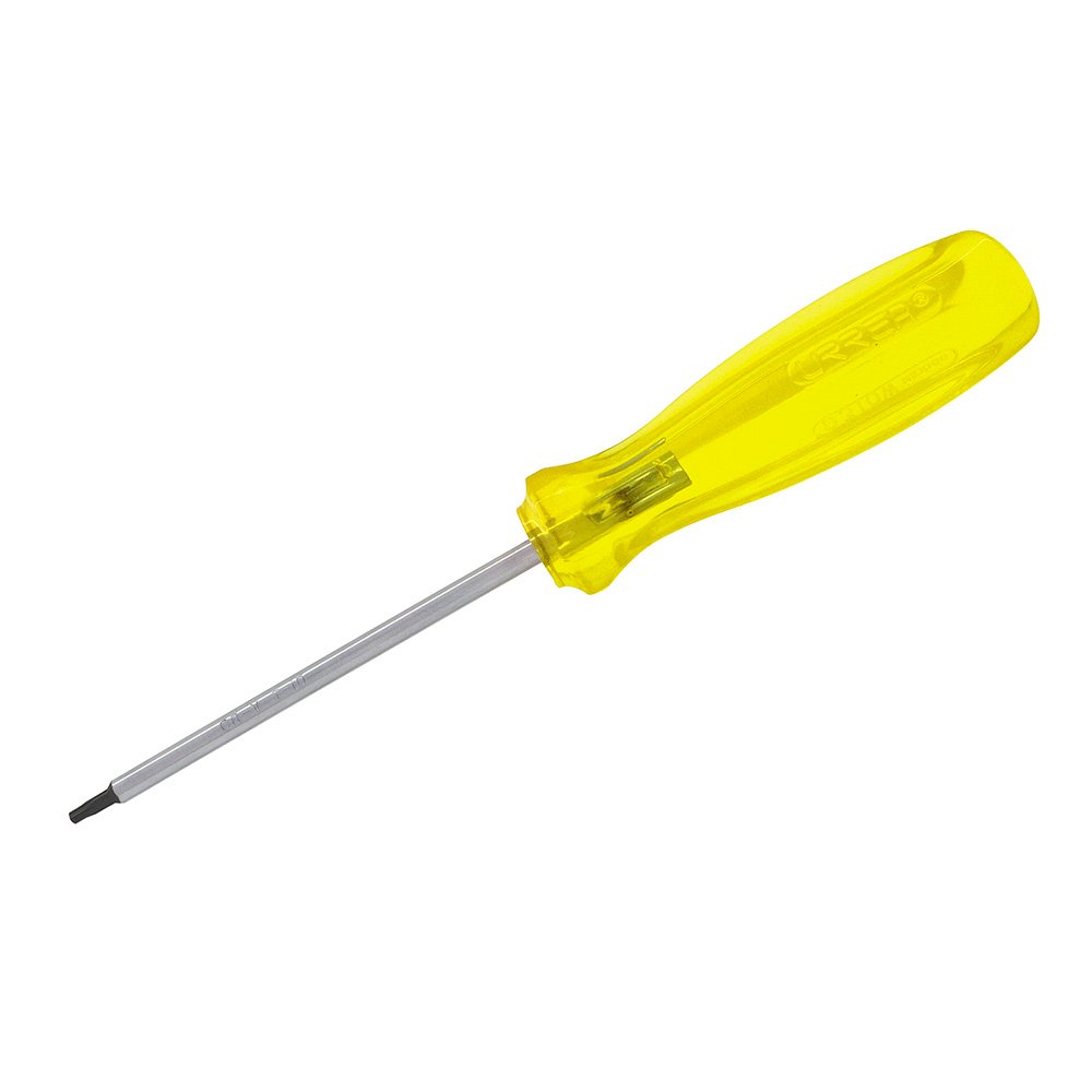 6 Pza Destornillador con mango ámbar, punta torx barra redonda T27 x 4" Urrea