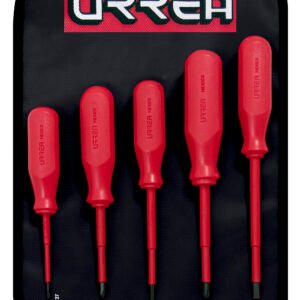 Juego de destornilladores rojos 1000 V, combinados, 5 piezas Urrea