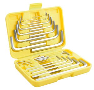 Juego de llaves hexagonales tipo "L", combinadas, 25 piezas en rack Surtek