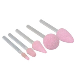 Juego de puntas montadas óxido de aluminio rosas tipo B, 5 piezas Urrea