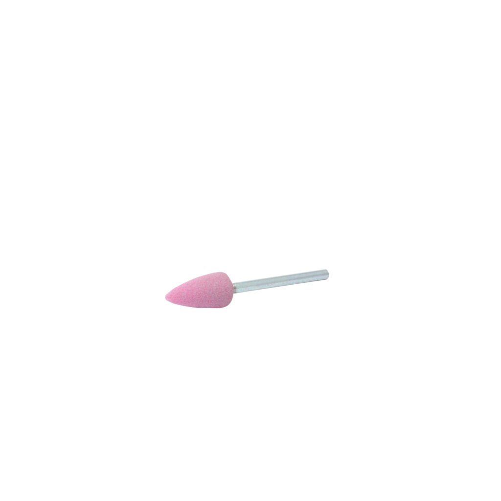 10 Pza Punta montada de óxido de aluminio rosa tipo B52 Urrea