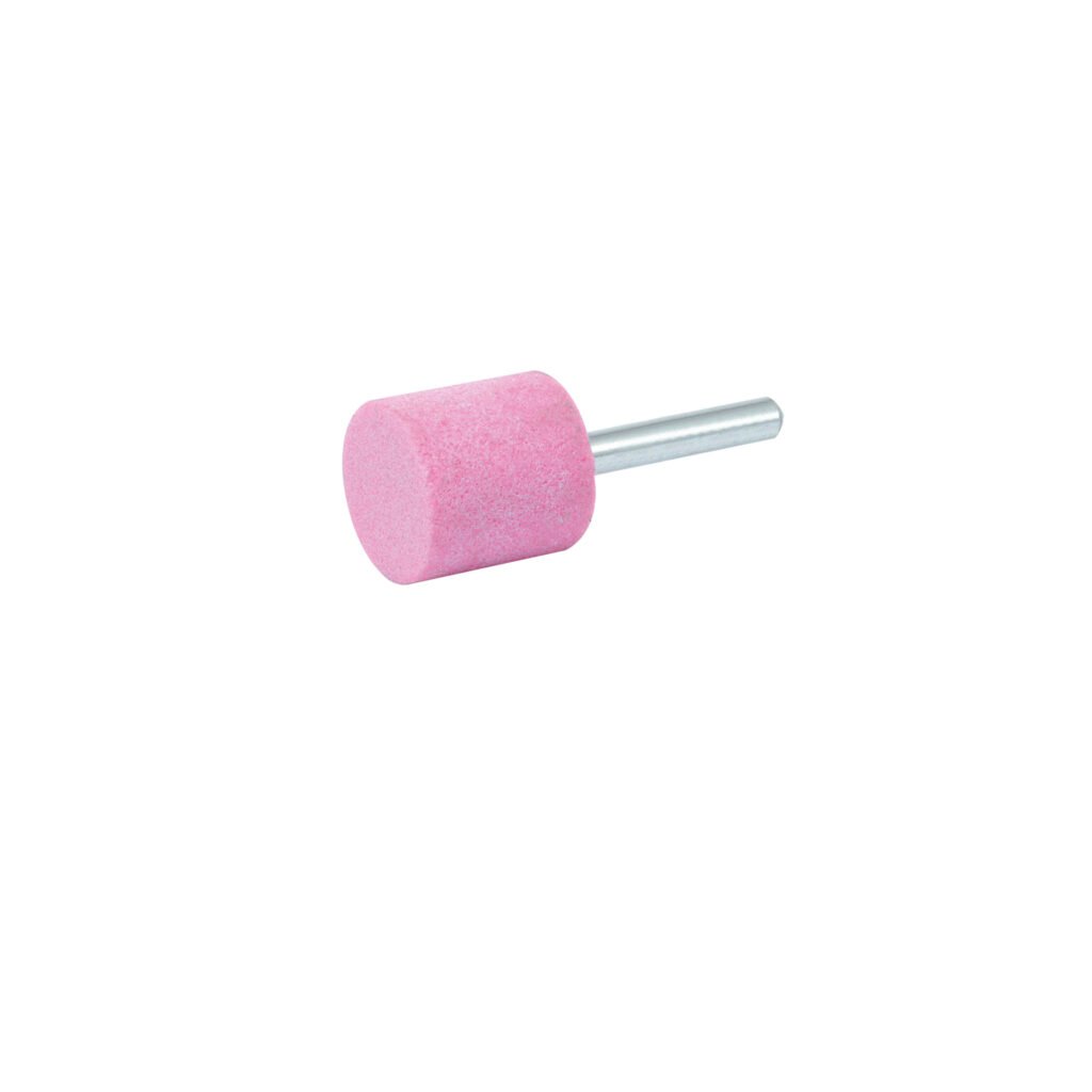 10 Pza Punta montada de óxido de aluminio rosa tipo W220 Urrea
