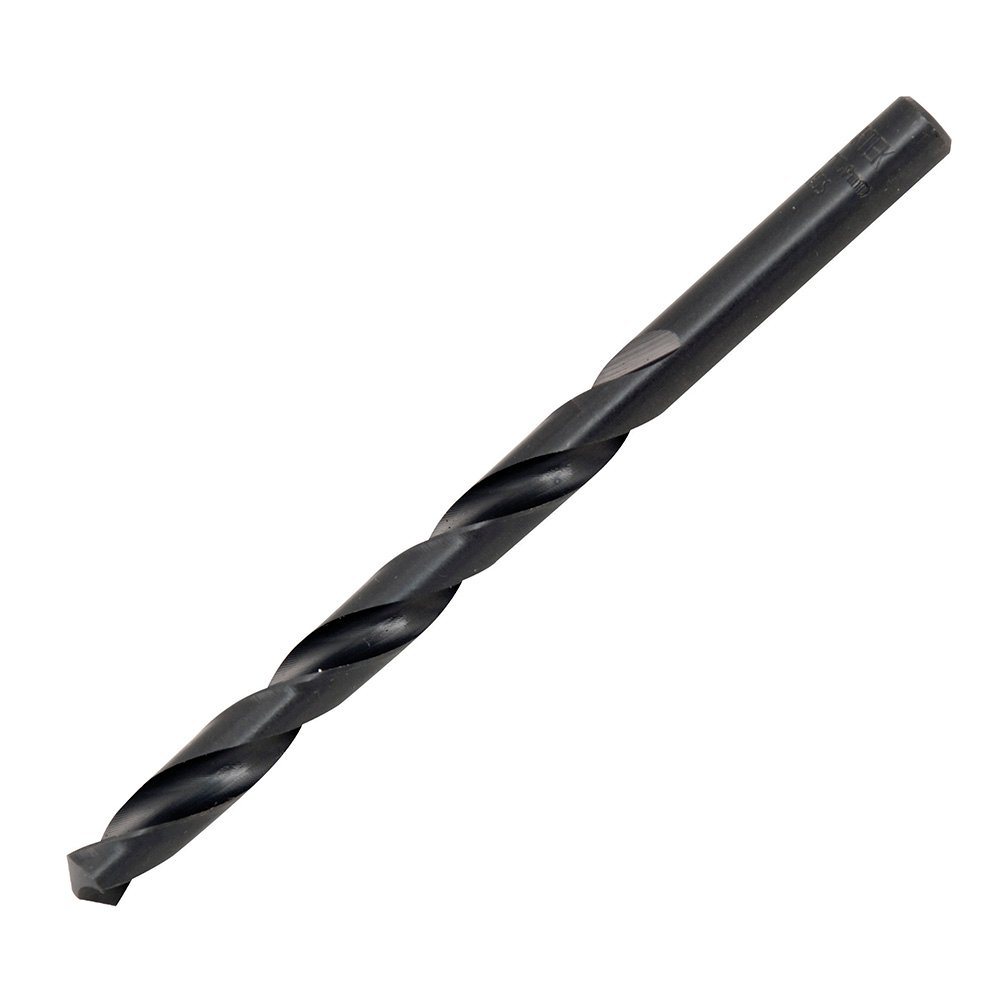 10 Pza Broca negra de acero de alta velocidad 13/64" zanco recto Surtek