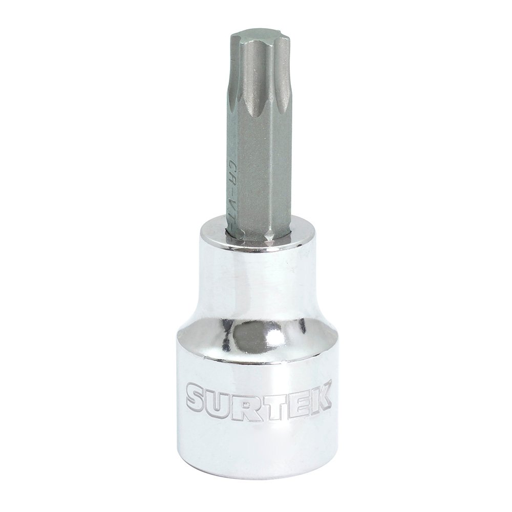 6 Pza Dado con punta torx cuadro de 3/8", T50 Surtek
