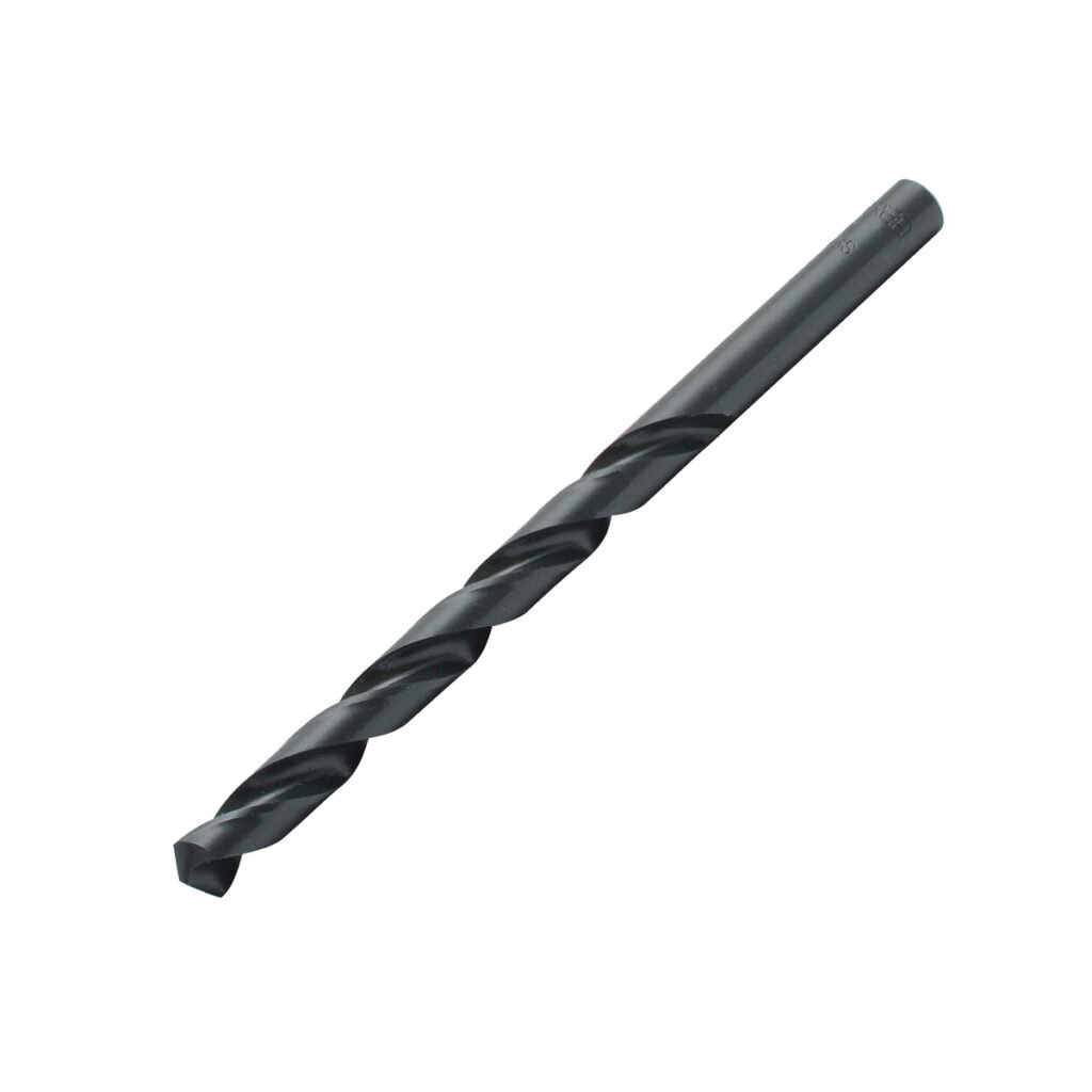 10 Pza Broca negra de acero de alta velocidad zanco recto 5/32" Urrea