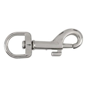 Bandola niquelada con gancho 3/8". Surtek