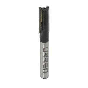 Broca para router de acero recta de 2 filos 1-1/8" zanco de 1/2" Urrea