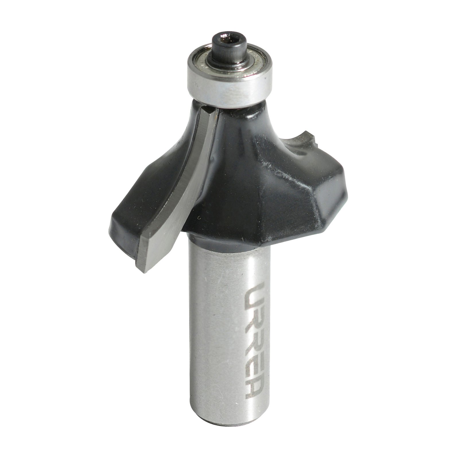 Broca para router de acero redondeadora con balero 1-5/8" zanco de 1/2" Urrea