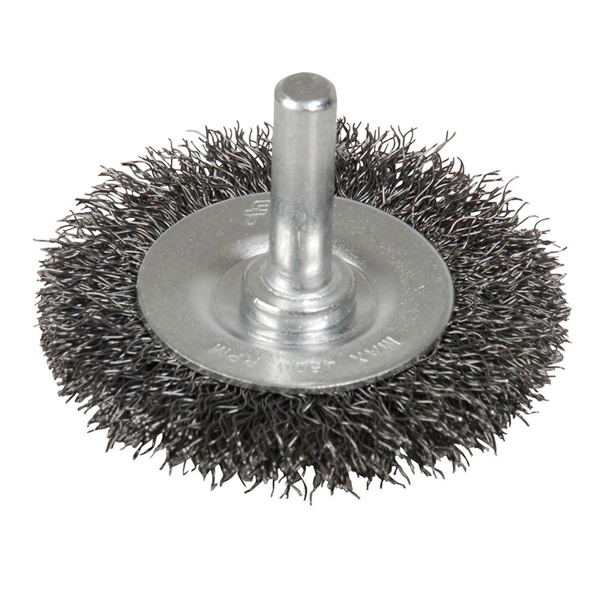 Carda copa ondulada alambre fino 2" x 0.17 mm con zanco 1/4" Foy