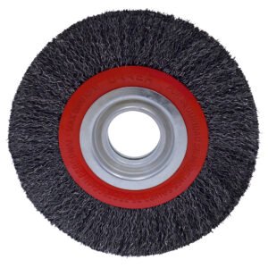 Carda circular ondulada alambre delgado para esmeril 6" x 0.35 mm multi eje Urrea