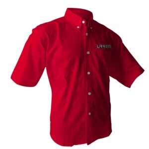 Camisa de manga corta para caballero color rojo talla CH Urrea