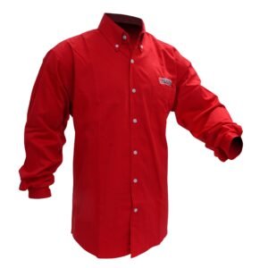 Camisa de manga larga para caballero color rojo talla XL Urrea