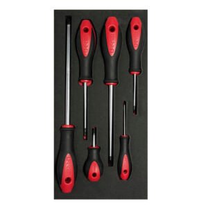 Juego de destornilladores con mango bimaterial punta Phillips 6 piezas, CH116-C Urrea