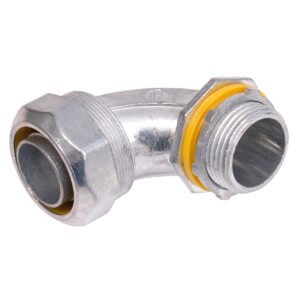 10 Pza Conector curvo para tubo liquid tight 3/4" Surtek