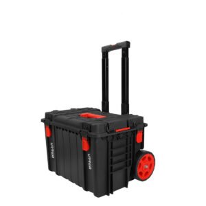 Caja modular plástica color negro 22" x 12-1/2" x 16" Urrea