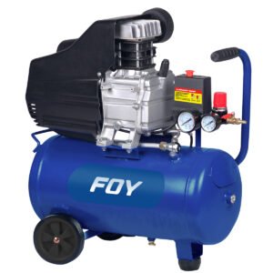 Compresor de aire eléctrico lubricado 25 Lt 2 HP 120 V Foy