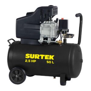 Compresor de aire eléctrico lubricado 50 Lt 3 HP, 120V Surtek
