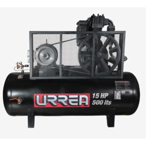 Compresor de aire eléctrico de banda 500L, 15HP, 220V - 440V Urrea