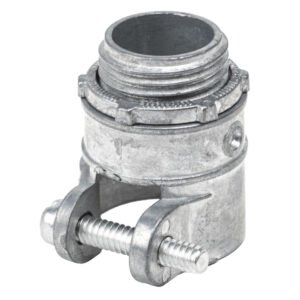 10 Pza Conector recto metálico para tubo flexible 3/4" Surtek