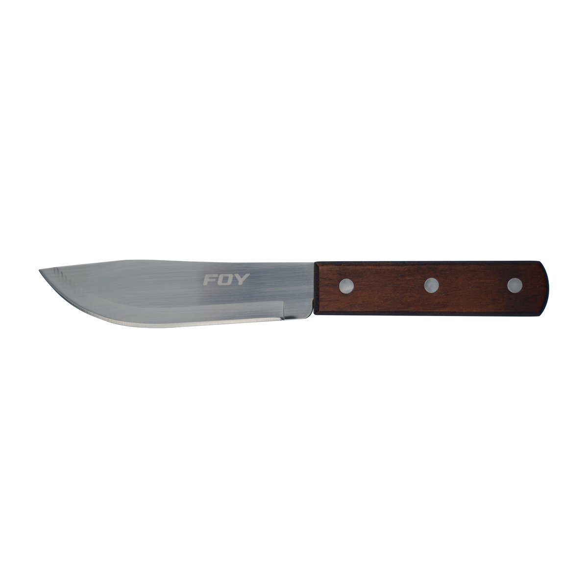 12 Pza Cuchillo cebollero de acero inoxidable con mango de madera de 6" Foy