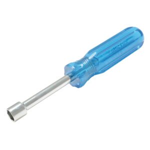 6 Pza Destornillador con mango azul, de caja en pulgadas 3/8" x 3" Surtek