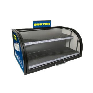 Rack despachador de mostrador para dados 63.5 x 30.5 x 32.3 cm Surtek