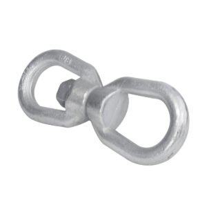 12 Pza Destorcedor de zinc para cable 3/16" Surtek