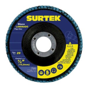 Disco laminado tipo 29 grano 60, 4-1/2" Surtek