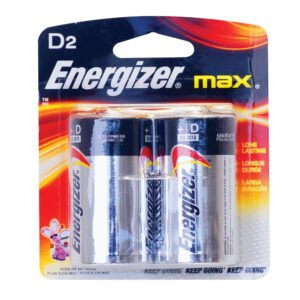 Pila alcalina Energizer® "D", 2 piezas Surtek