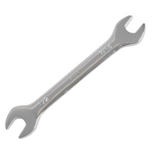 12 Pza Llave española pulido espejo en pulgadas, 7/16" x 1/2" Foy