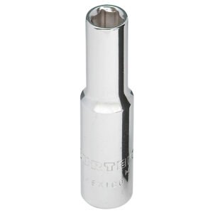 Dado largo cuadro de 1/4", 6 puntas, en pulgadas, 1/4" Surtek
