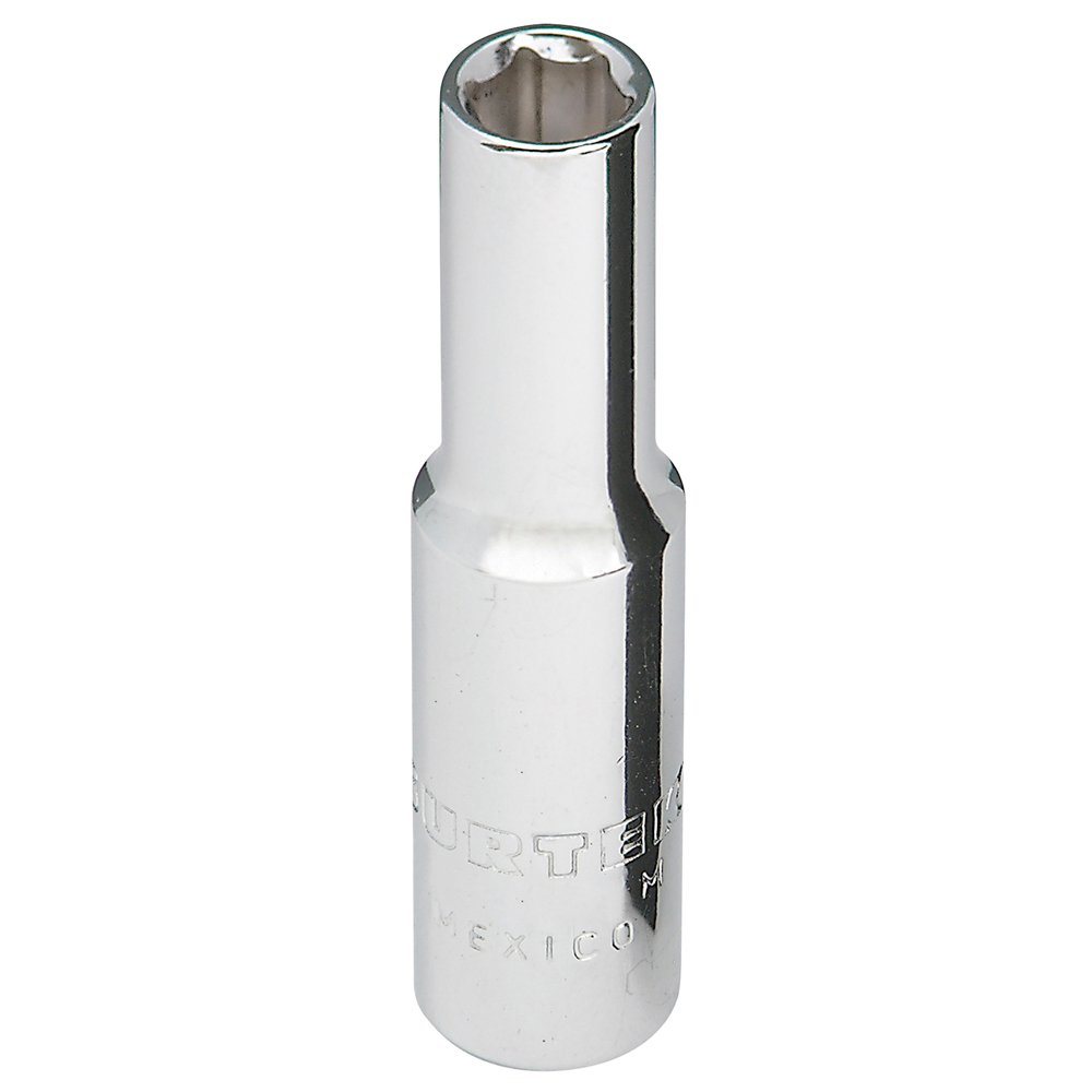 Dado largo cuadro de 1/4", 6 puntas, en pulgadas, 1/4" Surtek