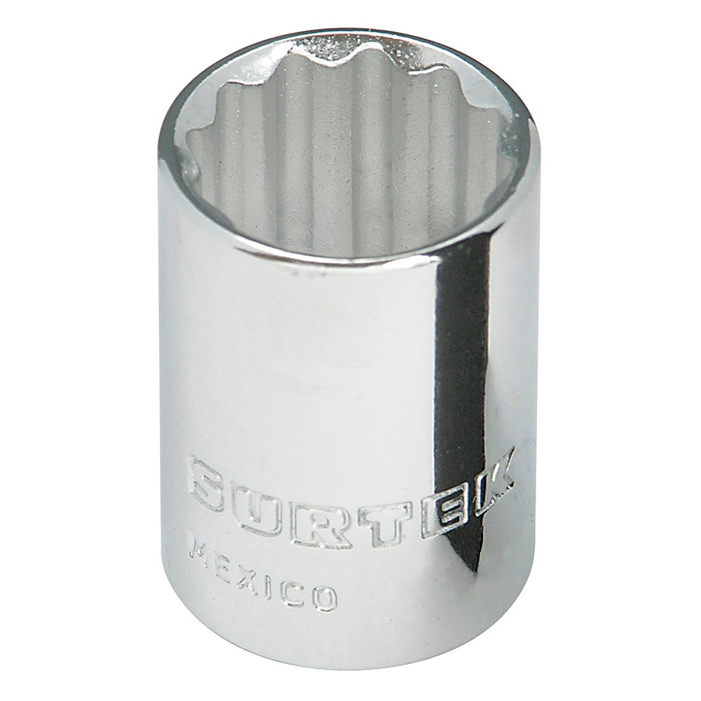 6 Pza Dado cuadro de 3/8", 12 puntas, en pulgadas, 7/8" Surtek
