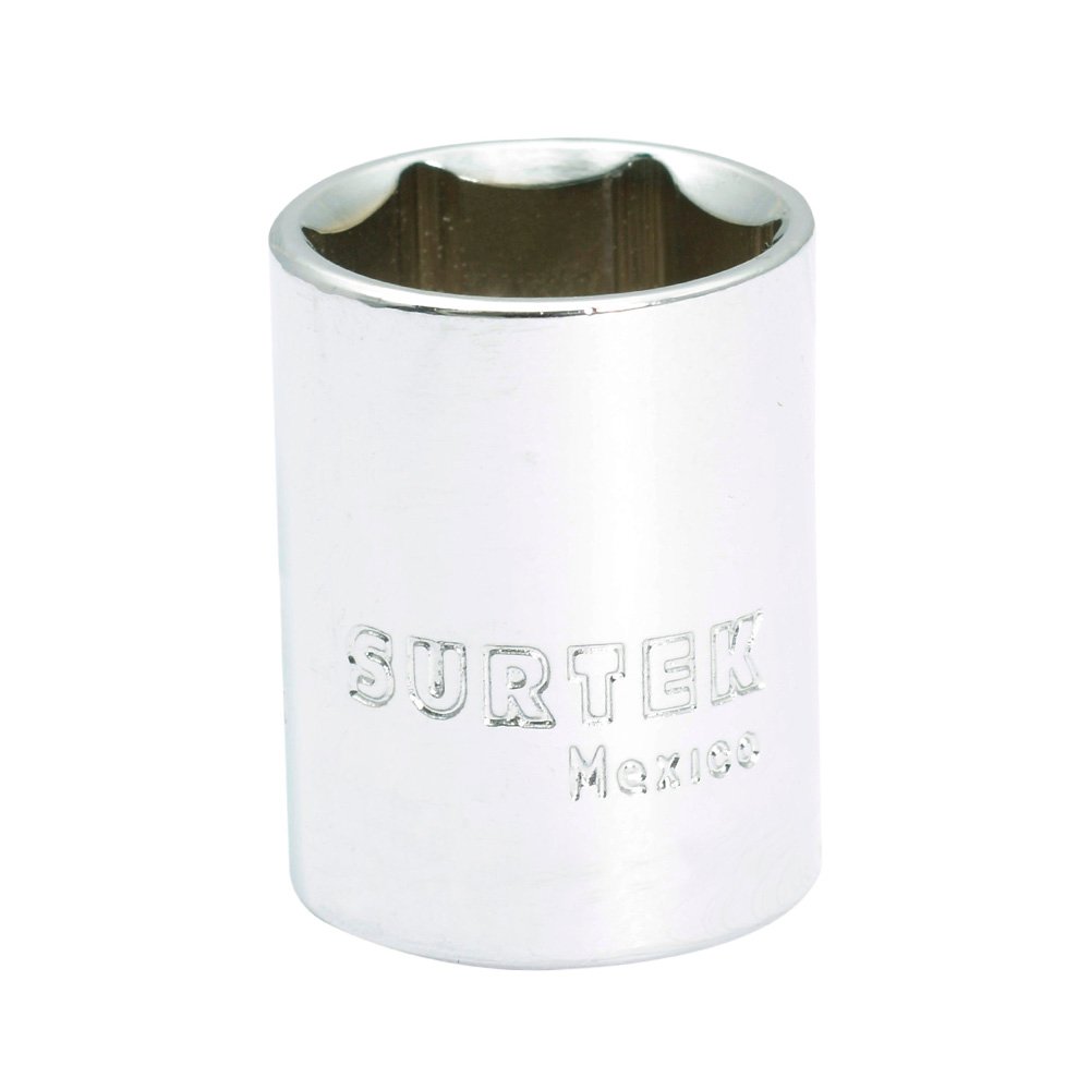 6 Pza Dado cuadro de 3/8", 6 puntas, en pulgadas, 7/8" Surtek