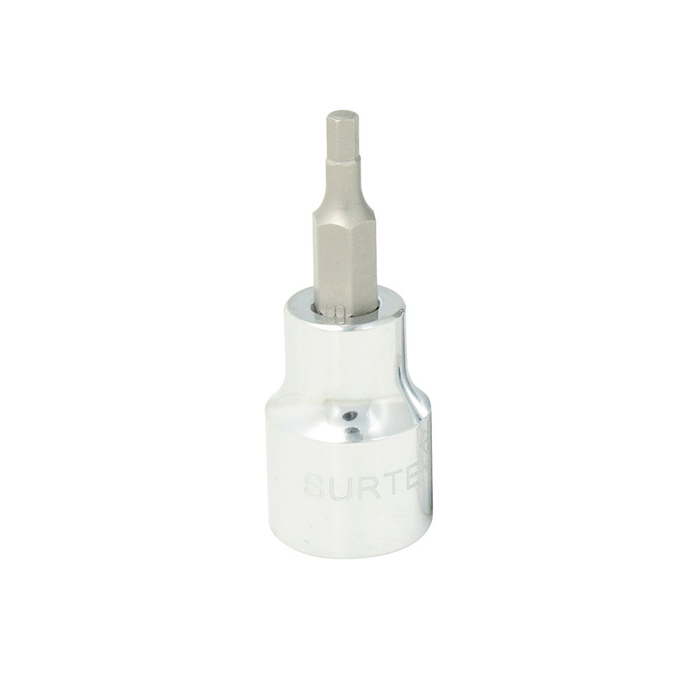 Dado con punta hexagonal cuadro de 3/8", en pulgadas, 3/16" Surtek