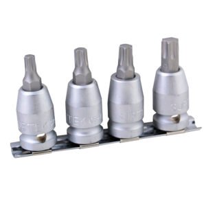 Juego de dados con punta torx cuadro de 1/2", 4 piezas Surtek