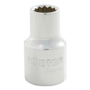 Dado cuadro de 1/2", 12 puntas, métrico, 9 mm Surtek