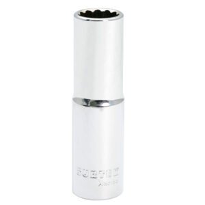 Dado largo cuadro de 1/2", 12 puntas, en pulgadas, 1/2" Surtek
