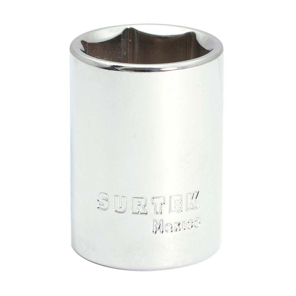 6 Pza Dado en pulgadas cuadro de 1/2", 6 puntas, 1" Surtek
