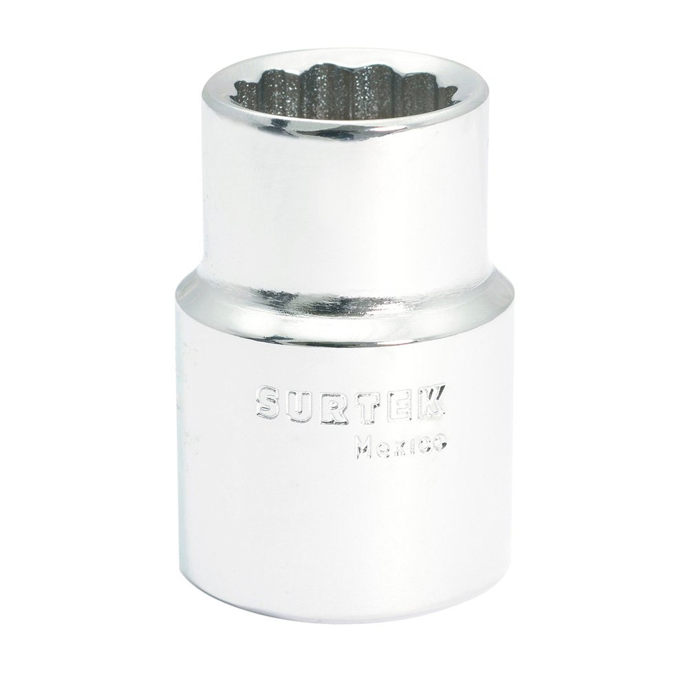 Dado cuadro de 3/4", 12 puntas, en pulgadas, 13/16" Surtek