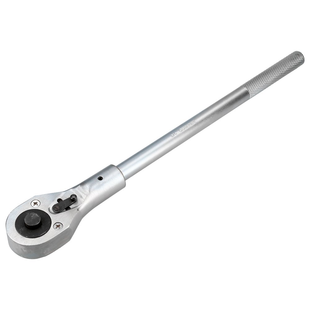 Matraca reversible cromada, quick release, para dado cuadro de 3/4" Surtek