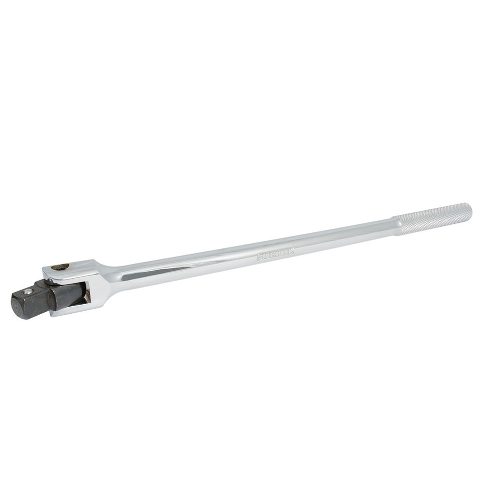 Mango articulado cromado para dado cuadro de 3/4", 20" Surtek